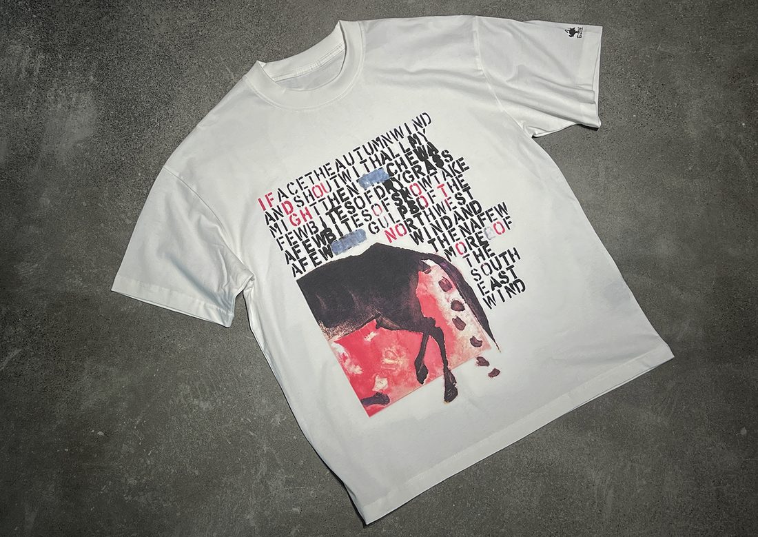 Xuanwu T-shirt — autumn-wind verse print